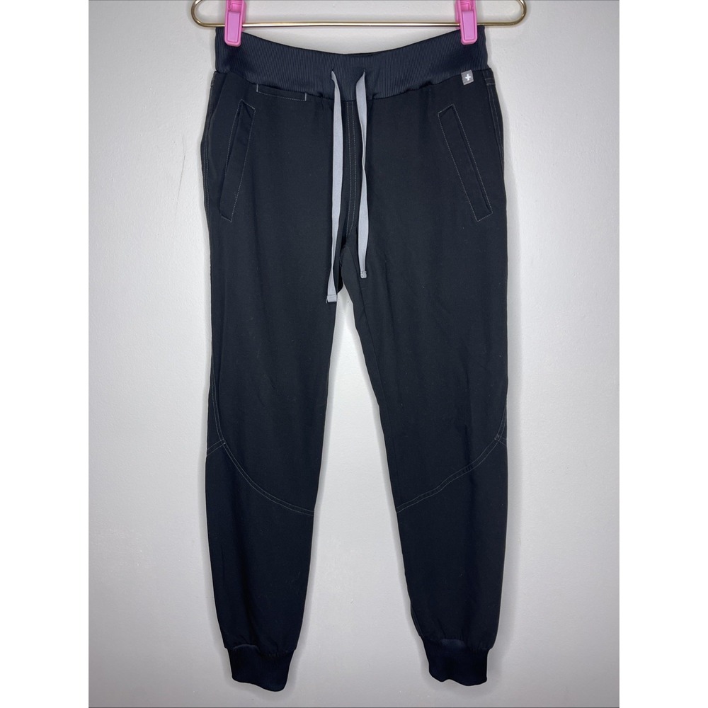 Figs Black Technical Collection Jogger Style Scrub XS - Picture 1 of 10